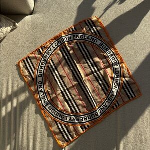 Burberry silk scarf